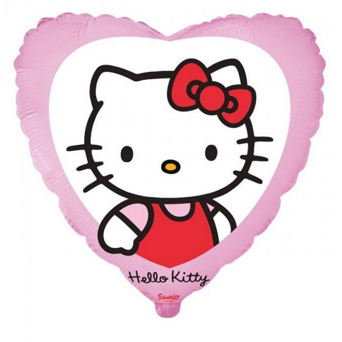 Hello Kitty fólia lufi 45 cm