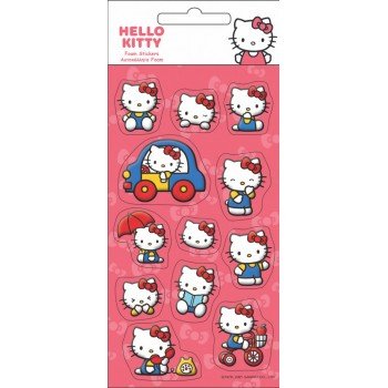 Hello Kitty pufi szivacs matrica szett Hello Kitty pufi szivacs matrica szett
