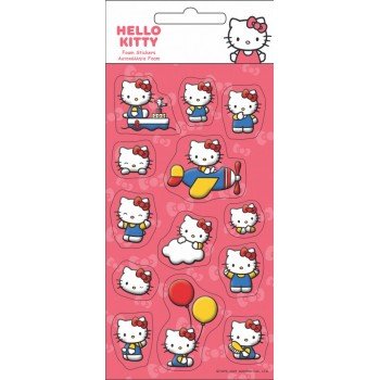 Hello Kitty pufi szivacs matrica szett Hello Kitty pufi szivacs matrica szett
