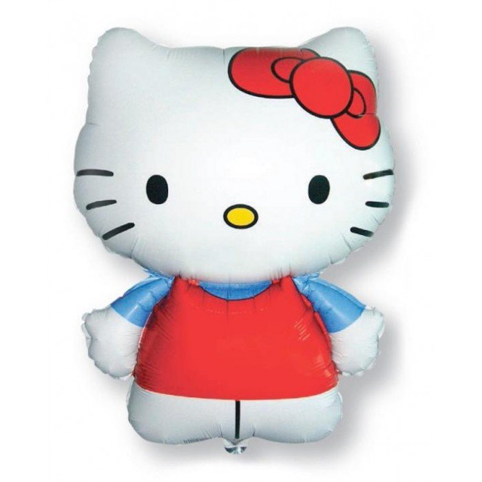 Hello Kitty Red Bow fólia lufi 61 cm (WP)