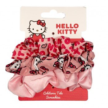 Hello Kitty Scrunchie hajgumi szett 3 db-os Hello Kitty Scrunchie hajgumi szett 3 db-os