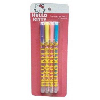 Hello Kitty színes toll szett 4 db-os Hello Kitty színes toll szett 4 db-os