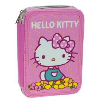 Hello Kitty tolltartó töltött 2 emeletes Hello Kitty tolltartó töltött 2 emeletes