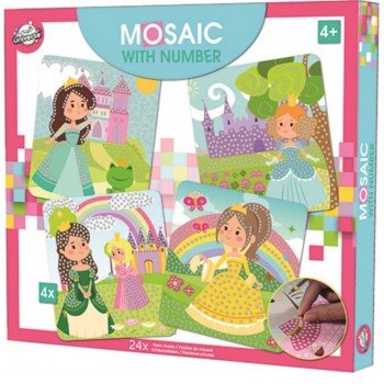 Hercegnő habszivacs mozaikos kreatív szett Hercegnő habszivacs mozaikos kreatív szett