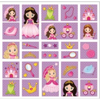 Hercegnők 3D matrica szett Hercegnők 3D matrica szett