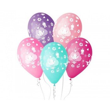 Princess Color, Hercegnők léggömb, lufi 5 db-os 12 inch (30 cm) Princess Color, Hercegnők léggömb, lufi 5 db-os 12 inch (30 cm)