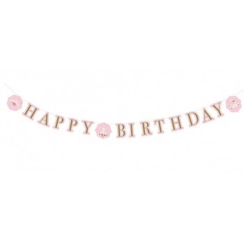 Hercegnők Happy Birthday felirat 170 cm Hercegnők Happy Birthday felirat 170 cm