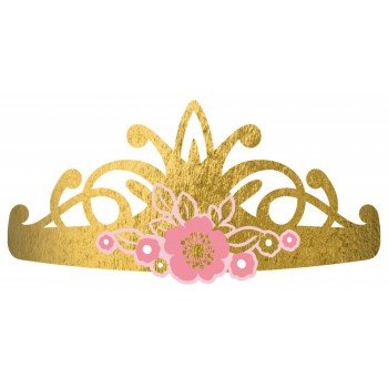 Hercegnők Tiara, Korona 8 db-os Hercegnők Tiara, Korona 8 db-os
