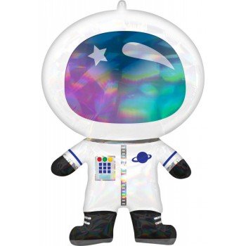 Hologrammos Űrhajós Fólia lufi 76 cm Hologrammos Űrhajós Fólia lufi 76 cm
