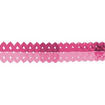 Hot Pink mini papír girland 2 db-os Hot Pink mini papír girland 2 db-os