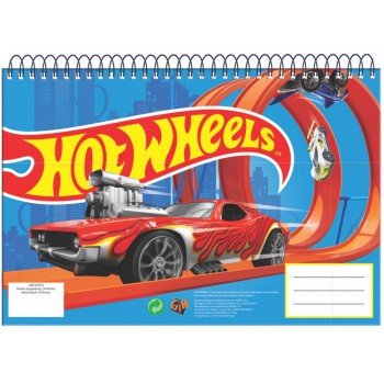 Hot Wheels A/4 spirál vázlatfüzet 30 lapos Hot Wheels A/4 spirál vázlatfüzet 30 lapos