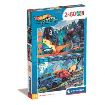 Hot Wheels Buns of Steel 2x60 db-os puzzle Clementoni Hot Wheels Buns of Steel 2x60 db-os puzzle Clementoni