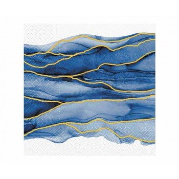 Watercolor Waves, Hullám szalvéta 20 db-os 33x33 cm Watercolor Waves, Hullám szalvéta 20 db-os 33x33 cm