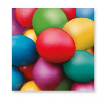 Colorful Easter Eggs, Húsvét szalvéta 20 db-os 33x33 cm Colorful Easter Eggs, Húsvét szalvéta 20 db-os 33x33 cm