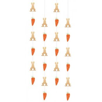 Húsvét függő dekoráció 4 db-os