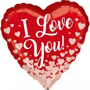 I love You, Szeretlek fólia lufi 43 cm I love You, Szeretlek fólia lufi 43 cm