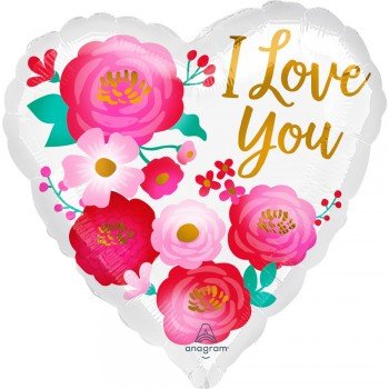 I love You, Szeretlek fólia lufi 43 cm I love You, Szeretlek fólia lufi 43 cm