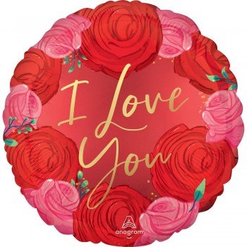 I love You, Szeretlek fólia lufi 43 cm I love You, Szeretlek fólia lufi 43 cm