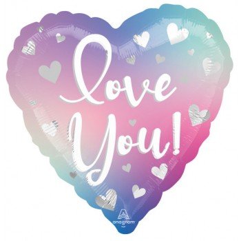I love You, Szeretlek fólia lufi 43 cm I love You, Szeretlek fólia lufi 43 cm