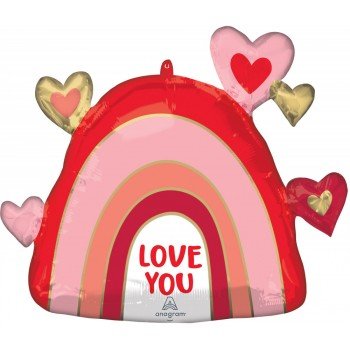 I love You, Szeretlek fólia lufi 66 cm I love You, Szeretlek fólia lufi 66 cm