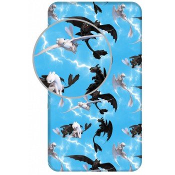 Így neveld a sárkányodat Family gumis lepedő 90*200 cm Így neveld a sárkányodat Family gumis lepedő 90*200 cm