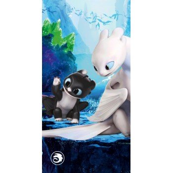 Így neveld a sárkányodat Little Kin fürdőlepedő, strand törölköző 70*140cm Így neveld a sárkányodat Little Kin fürdőlepedő, strand törölköző 70*140cm