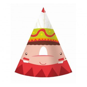 Indian Party, Indián parti kalap, csákó 6 db-os Indian Party, Indián parti kalap, csákó 6 db-os