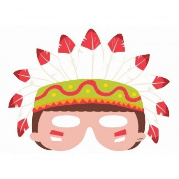 Indian, Indián maszk, álarc 3 db-os Indian, Indián maszk, álarc 3 db-os