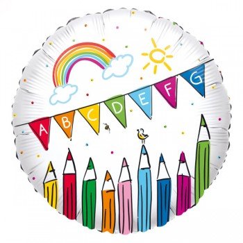 School Start, Iskolakezdés fólia lufi 43 cm School Start, Iskolakezdés fólia lufi 43 cm