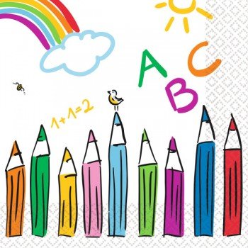 School Start, Iskolakezdés szalvéta 20 db-os 33x33 cm