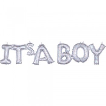 It's A Boy holographic fólia lufi 50 cm It's A Boy holographic fólia lufi 50 cm