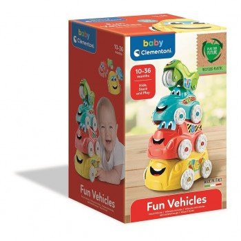Jármű Fun baba építőjáték 4 db-os Clementoni Jármű Fun baba építőjáték 4 db-os Clementoni