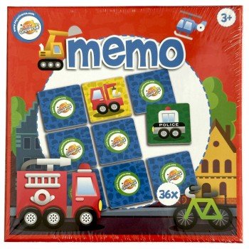 Jármű memória játék 36 db-os Jármű memória játék 36 db-os