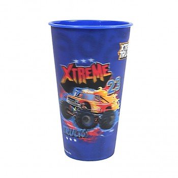 Jármű Xtreme 3D hatású műanyag pohár 480 ml Jármű Xtreme 3D hatású műanyag pohár 480 ml