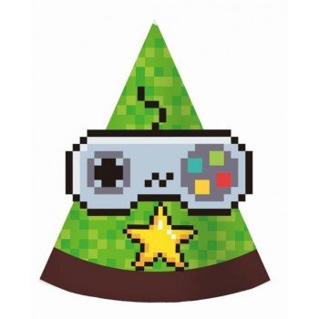 Game On party kalap, csákó 6 db-os Game On party kalap, csákó 6 db-os