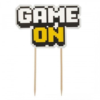 Game On torta dekoráció 14,5 cm Game On torta dekoráció 14,5 cm