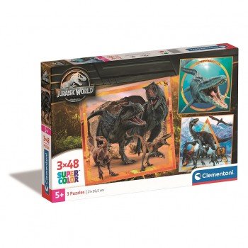 Jurassic World Allosaurus 3x48 db-os puzzle Clementoni Jurassic World Allosaurus 3x48 db-os puzzle Clementoni