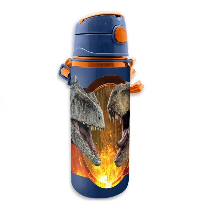 Jurassic World alumínium kulacs akasztóval 600 ml Jurassic World alumínium kulacs akasztóval 600 ml