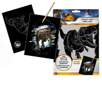 Jurassic World scratch képkarcoló készlet Jurassic World scratch képkarcoló készlet