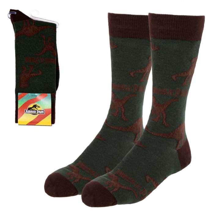 Jurassic World Explorer felnőtt hosszú szárú zokni 40/46 Jurassic World Explorer felnőtt hosszú szárú zokni 40/46