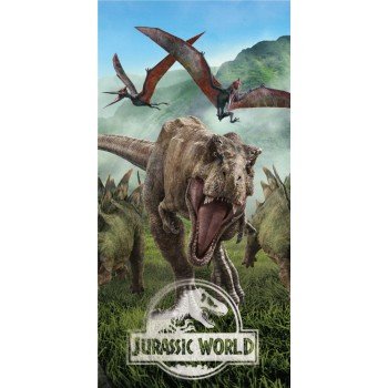 Jurassic World Forest fürdőlepedő, strand törölköző 70*140cm Jurassic World Forest fürdőlepedő, strand törölköző 70*140cm