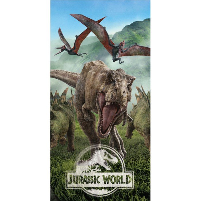 Jurassic World Forest fürdőlepedő, strand törölköző 70*140cm