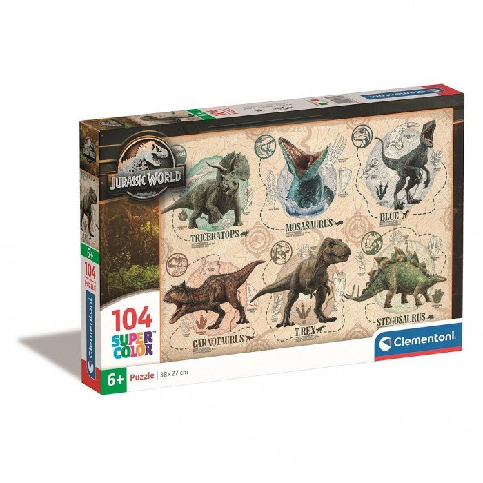 Jurassic World Guide 104 db-os puzzle Clementoni Jurassic World Guide 104 db-os puzzle Clementoni