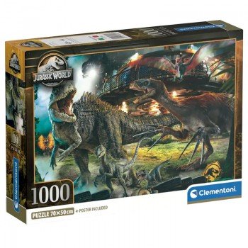 Jurassic World Showdown 1000 db-os puzzle Clementoni Jurassic World Showdown 1000 db-os puzzle Clementoni
