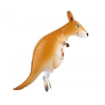 Kangaroo, Kenguru sétáló fólia lufi 82 cm Kangaroo, Kenguru sétáló fólia lufi 82 cm