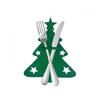 Karácsonyfa Green evőeszköz tartó 4 db-os Karácsonyfa Green evőeszköz tartó 4 db-os
