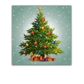 Bright Colorful Lamps, Karácsony szalvéta 20 db-os 33x33 cm Bright Colorful Lamps, Karácsony szalvéta 20 db-os 33x33 cm