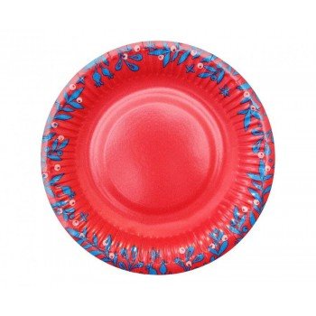 Let It Snow, Karácsony papírtányér 6 db-os 18 cm Let It Snow, Karácsony papírtányér 6 db-os 18 cm