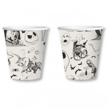 Karácsonyi lidércnyomás Black papír pohár 8 db-os 250 ml Karácsonyi lidércnyomás Black papír pohár 8 db-os 250 ml