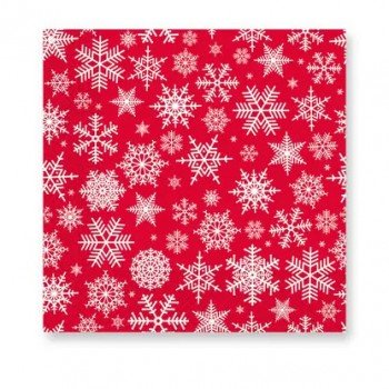 Snowflakes, Karácsony szalvéta 20 db-os, 33x33 cm